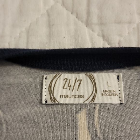 Maurices 24/7 3/4 Sleeve T-Shirt Dress Sz L - Picture 4 of 4